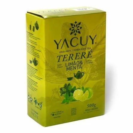 Yerba Mate Yacuy Terere LEMON i MINT 500 g