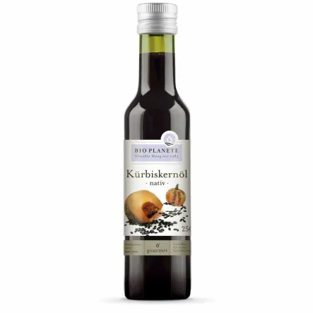 Olej z Pestek Dyni Tłoczony Na Zimno Bio 250 ml - Bio Planete