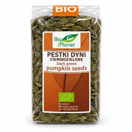 Pestki Dyni Ciemnozielone Bio 350 g - Bio Planet