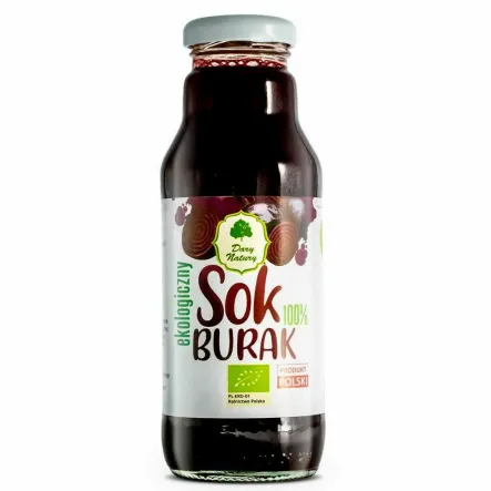 Sok z Buraka Tłoczony EKO 270 ml - Dary Natury