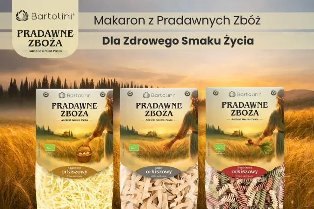 Makaron Bartolini „Pradawne Zboża” – naturalny powrót do korzeni zdrowego odżywiania